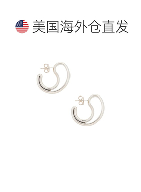 Bottega Veneta 葆蝶家 女士 徽标褶边大耳环 804【付后1h可退】