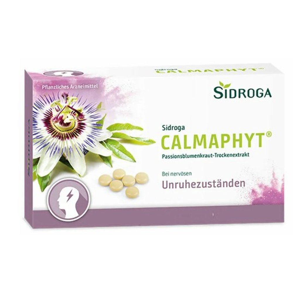 欧洲直邮Sidroga抗焦虑烦躁不安西番莲草片40粒 - 图2
