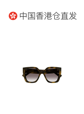 1h可退 香港直邮Gucci 古驰 女士 徽标太阳镜 GG1300S brown棕色