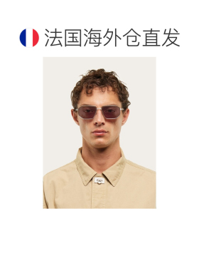 自营欧洲直邮Ferragamo菲拉格慕 男士哑光金色钛金属飞行员太阳镜
