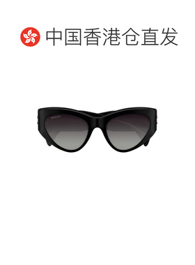 1h可退 香港直邮GUCCI 女士眼镜 GG1704S001 SS2026 黑色 猫眼全
