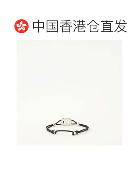 香港直邮VALENTINO 男士手链手镯 YJ0BC3KAZ0NO CO 黑色 徽标手链