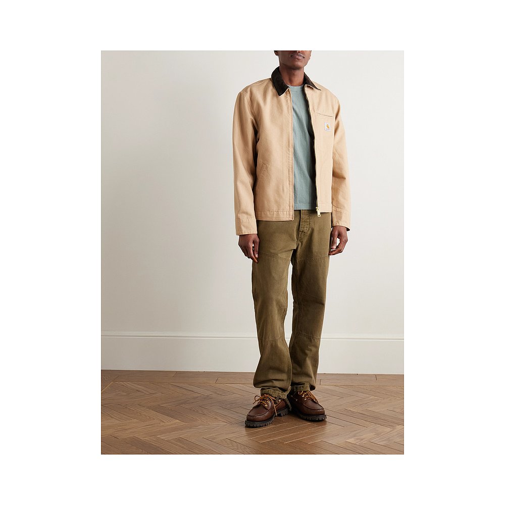 香港直邮Visvim 维斯维木 男士 Jumbo 件染棉混纺针织T恤 1251050 - 图0