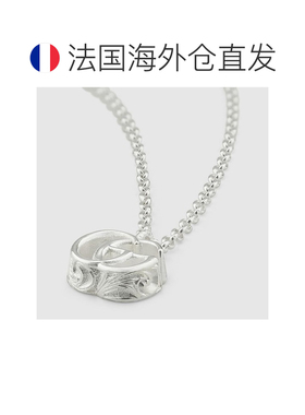 自营欧洲直邮Gucci古驰GG Marmont系列925银项链配饰