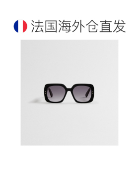 自营欧洲直邮Dior迪奥  Oblique S1I女士黑色醋酸酯方形太阳镜