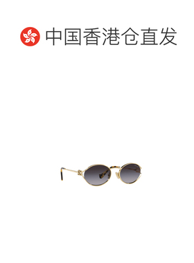 1h可退 香港直邮Miu Miu 缪缪 女士 徽标太阳镜 MU52YS metal金属