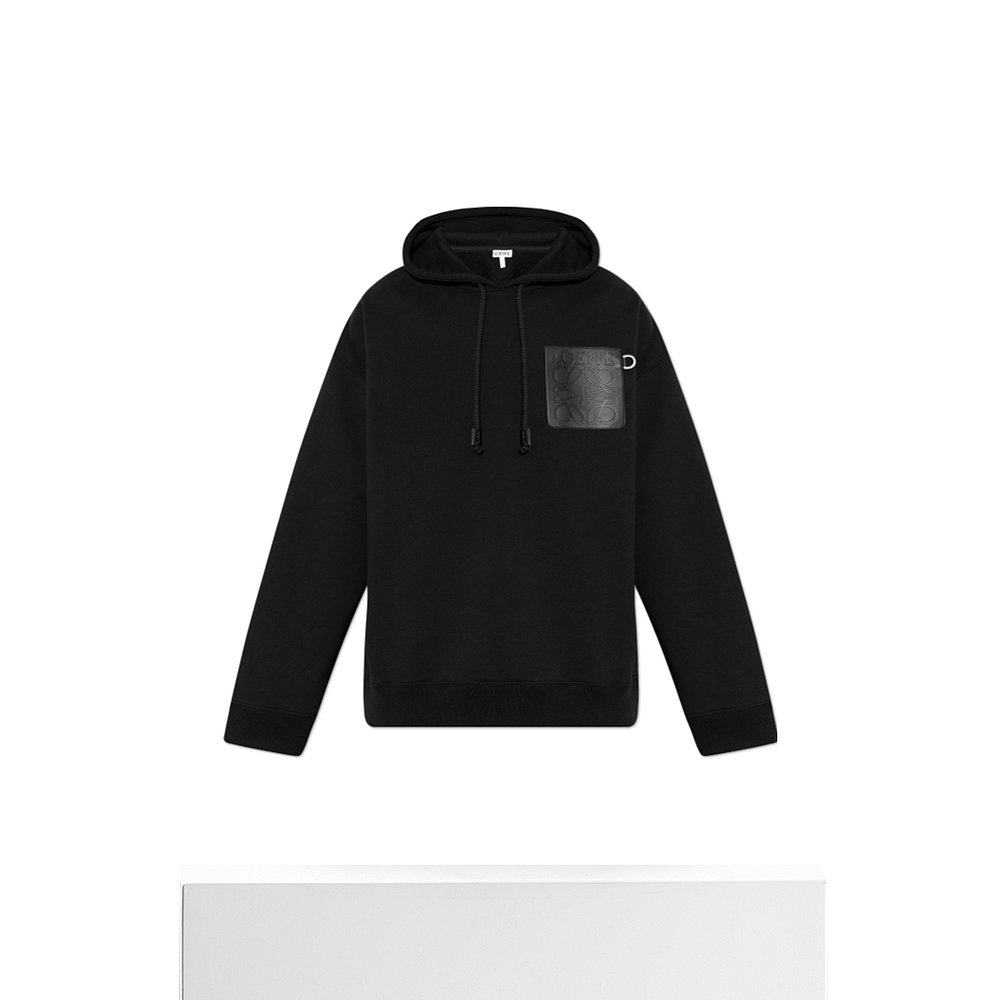 1h可退 欧洲直邮loewe 男士 帽衫运动夹克衫罗意威卫衣长袖连帽衫 - 图3