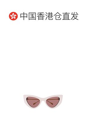1h可退 香港直邮Gucci 古驰 女士 猫眼太阳镜 GG1565S beige米色