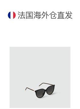 自营1h可退 欧洲直邮LV路易威登 女士黑色醋酸纤维太阳镜正品舒适