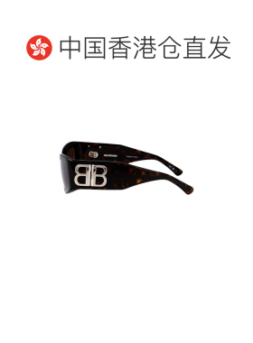 1h可退 香港直邮Balenciaga 巴黎世家 女士 矩形框太阳镜 BB0360S