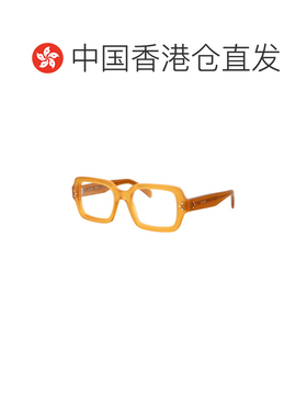 香港直邮CELINE 女士眼镜 CL50147I045 SS2026 黄色 徽标平光镜