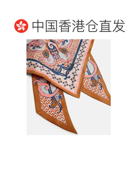 香港直邮ZIMMERMANN 女士 印花真丝发带 blue蓝色【付后1h可退】