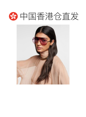 1h可退 香港直邮Chloe 蔻依 女士 Aly 防护罩太阳眼镜 red红色 舒