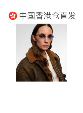 1h可退 香港直邮Miu Miu 缪缪 女士 徽标椭圆形太阳眼镜
