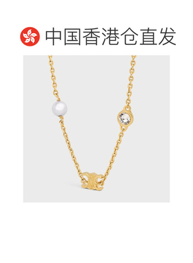 香港直邮CELINE 男士项链 461JE6RPS01GIGOLDIVORY SS2025锁骨链
