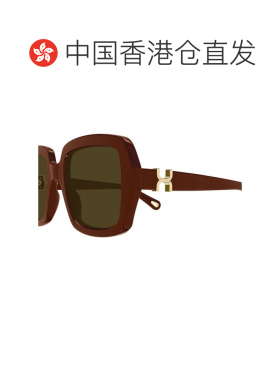 香港直邮CHLOÉ 女士眼镜 CH0301S004 CO 棕色 全框太阳镜