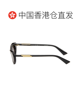 1h可退 香港直邮Bottega Veneta 葆蝶家 女士 黑色 Snap 太阳镜 B