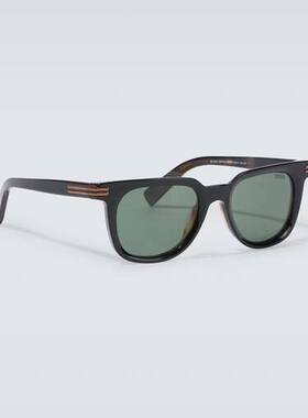 1h可退 香港直邮zegna 杰尼亚 男士 方框太阳眼镜 black黑色 舒适