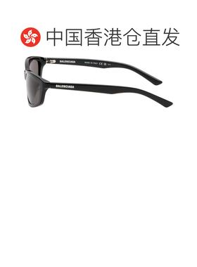 1h可退 香港直邮Balenciaga 巴黎世家 男士 黑色太阳镜 BB0401S00