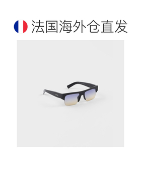 自营欧洲直邮PRADA普拉达 男士淡蓝色渐变镜片醋酸纤维太阳镜
