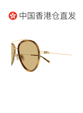 1h可退 香港直邮Gucci 古驰 女士 Eyewear 飞行员镜框太阳镜 GG19