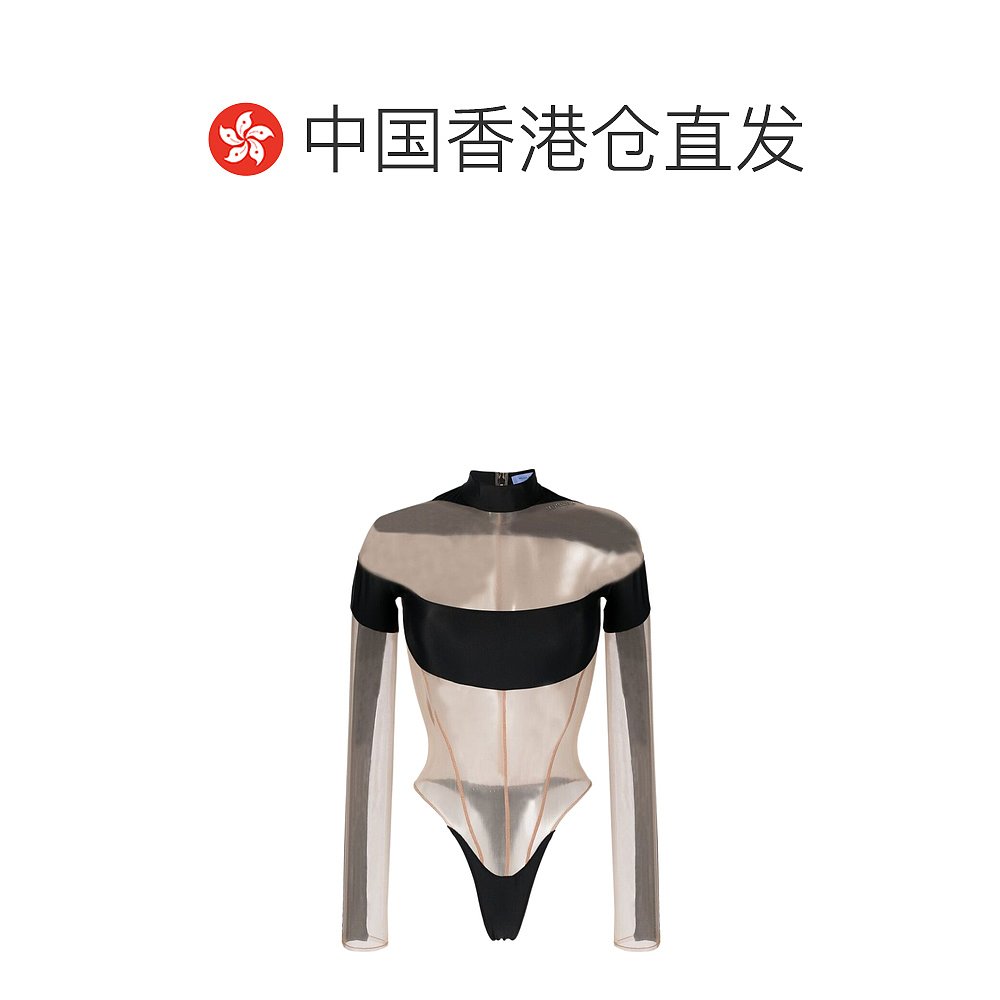 香港直邮Mugler 长袖连体衣 BO0148 - 图1