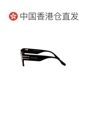 1h可退 香港直邮Marc Jacobs 马克 雅可布 男士 黑色金色醋纤太阳