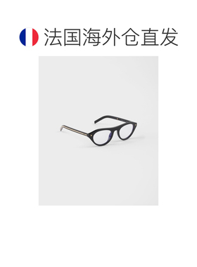自营欧洲直邮PRADA普拉达 女士透明色醋酸纤维金属标志太阳镜