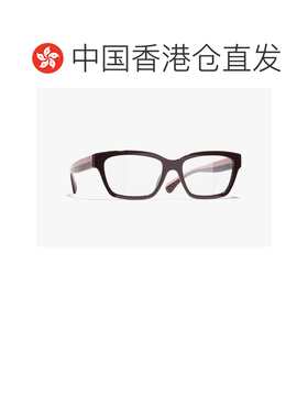 1h可退 香港直邮CHANEL 女士眼镜 CH3503B1461 CO 褐色 矩形平光