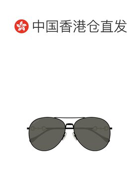 香港直邮Gucci 古驰 女士 飞行员太阳镜 GG1698S black黑色 舒适