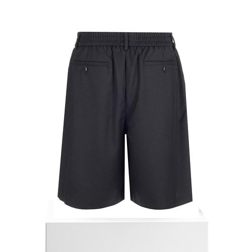 香港直邮Ami Paris 男士 徽标运动短裤 HSO302PL0012休闲裤 - 图3