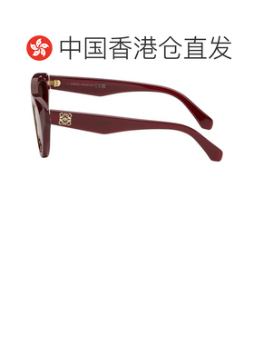 香港直邮LOEWE 罗意威 女士 红色 Mini Anagram Cateye 太阳镜 LW