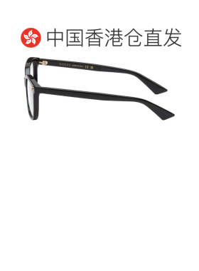1h可退 香港直邮Gucci 古驰 女士 黑色 Square 眼镜 GG1816O
