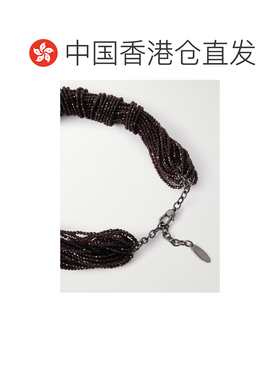 香港直邮Brunello Cucinelli 布内罗 古奇拉利 女士 镀银珠饰项链