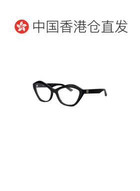 1h可退 香港直邮BALENCIAGA 女士眼镜 BB0341O001 AW2025 黑色 猫