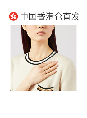 1h可退 香港直邮Gucci 古驰 女士 Link to Love系列18K金镜面戒指