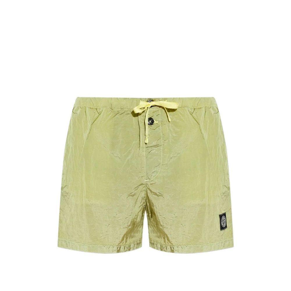 1h可退 香港直邮Stone Island 石头岛 男士 绿色可调节抽绳泳衣 B,淘宝优惠券,粉丝福利购,淘宝优惠卷