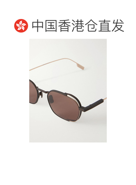 1h可退 香港直邮zegna 杰尼亚 男士 圆框钛合金太阳眼镜 EZ029649