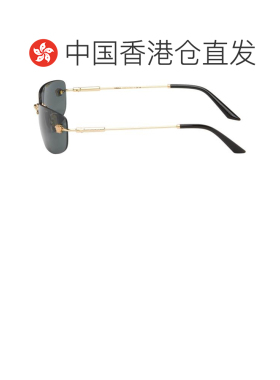 香港直邮versace 范思哲 女士 金色 Rimless Rectangle Medusa 太