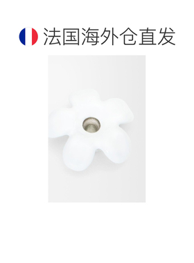 自营1h可退 欧洲直邮LOEWE/罗意威 女士银色/白色纯银/珐琅吊坠