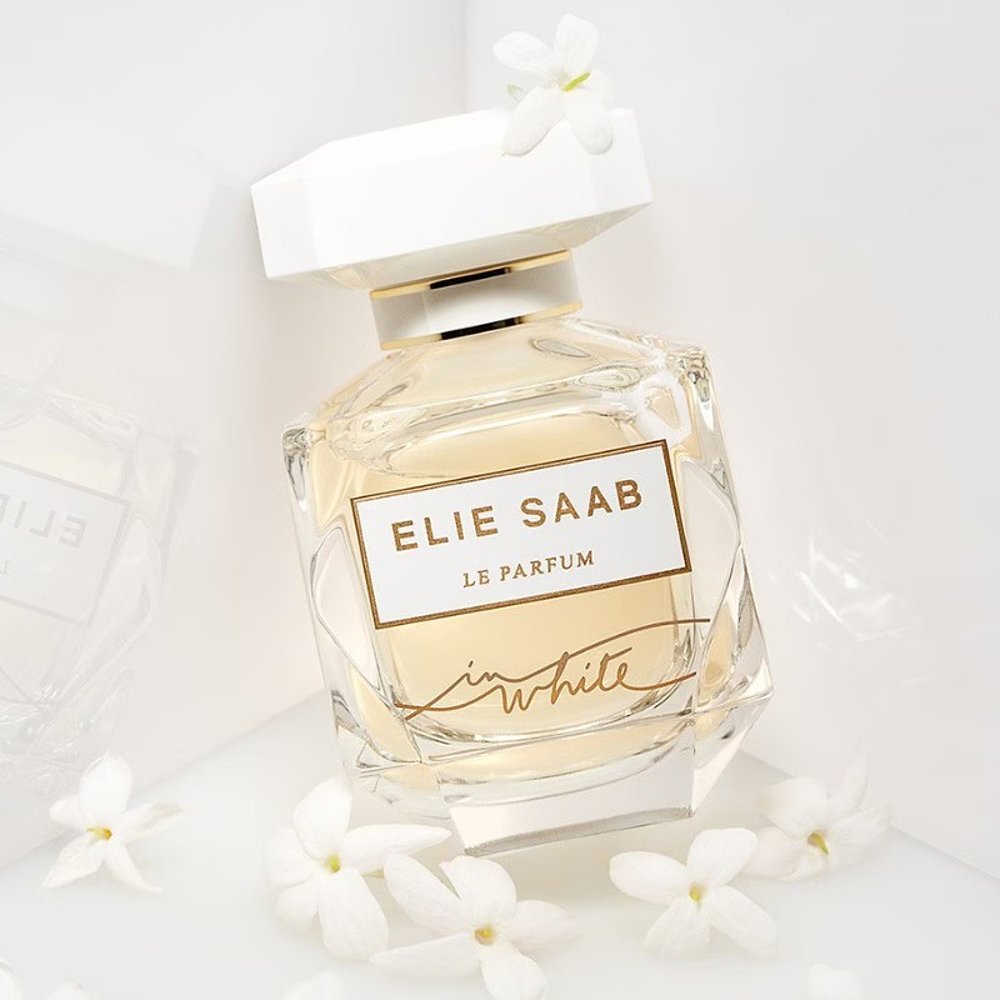 欧洲直邮Elie Saab艾莉萨博同名白色女士浓香水30-50-90ml花香西 - 图2
