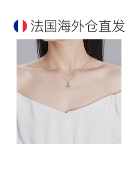 自营1h可退 欧洲直邮VIVIENNE WESTWOOD/西太后 女士银色金属小土