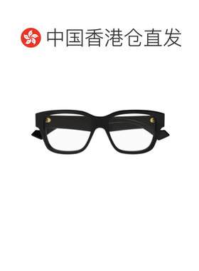 香港直邮Gucci 古驰 男士 几何平光镜 GG1428O black黑色 舒适时