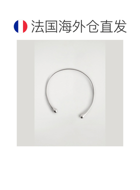 自营欧洲直邮COS 女士银色黄铜水滴造型项圈首饰配饰