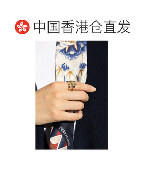 香港直邮SALVATORE FERRAGAMO 女士戒指 760909ANLEAF788400ORO