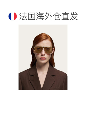自营欧洲直邮Ferragamo菲拉格慕 女士金色金属飞行员太阳镜