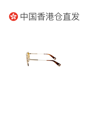 1h可退 美国直邮Jacquemus 女士 飞行员金属太阳眼镜 yellow黄色