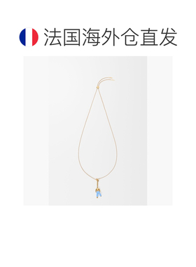 自营1h可退 欧洲直邮Loewe罗意威 女士金色/蓝色纯银珐琅杂技演员