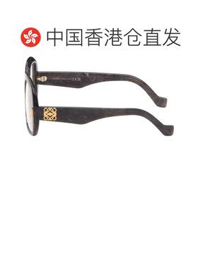 1h可退 香港直邮LOEWE 罗意威 女士 灰色 Anagram 眼镜 LW50076I5