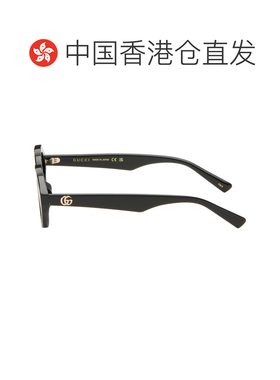 1h可退 香港直邮Gucci 古驰 女士 黑色 Simple Fit 太阳镜 GG2178